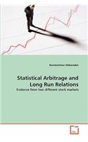 Statistical Arbitrage and Long Run Relations