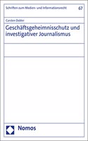 Geschaftsgeheimnisschutz Und Investigativer Journalismus