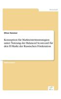 Konzeption für Markteintrittsstrategien unter Nutzung der Balanced Scorecard für den IT-Markt der Russischen Förderation