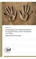 Conception Et Implémentation D Une Fonction Zoom Haptique Sur PDAs