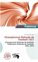 Championnat D'Islande de Football 1927