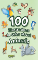 100 illustrations to color about Animals!