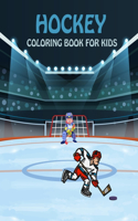 Hockey Coloring Book For Kids: Hockey Coloring Book For Girls