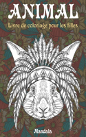 Livre de coloriage pour les filles - Mandala - Animal