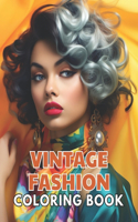 Vintage Fashion Coloring Book
