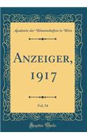 Anzeiger, 1917, Vol. 54 (Classic Reprint)