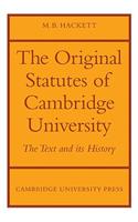 Orignal Statutes of Cambridge University