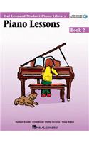 Piano Lessons Book 2 - Hal Leonard Student Piano Library Book/Online Audio