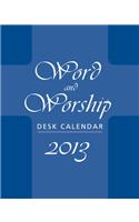 Word and Worship Desk Calendar 2013
