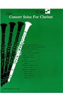 Concert Solos For Clarinet