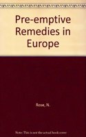 Pre-Emptive Remedies in Europe
