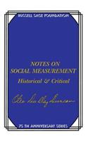Notes on Social Measurement