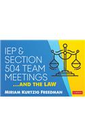 IEP and Section 504 Team Meetings...and the Law