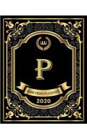 P - 2020 One Year Planner