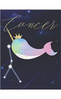 Cancer: Narwhal Unicorn of the Sea Daily Horoscope Astrological Sun Sign Journal