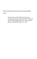 Examination of the National Consumer Cooperative Bank's Financial Statements for the Fy Ended September 30, 1981, and the Quarter Ended December 31, 1981