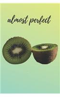 Kiwi Lovers Blank Lined Journal Notebook: A daily diary, composition or log book, gift idea for people who love kiwi fruit!!