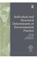 Individual and Structural Determinants of Environmental Practice