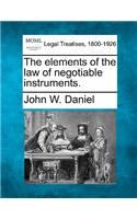 Elements of the Law of Negotiable Instruments.