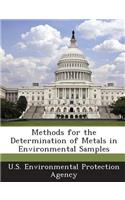 Methods for the Determination of Metals in Environmental Samples