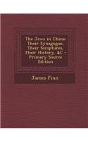 The Jews in China: Their Synagogue, Their Scriptures, Their History. &C - Primary Source Edition