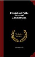 Principles of Public Personnel Administration