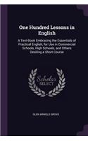 One Hundred Lessons in English