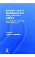 Homosexuality in Renaissance and Enlightenment England