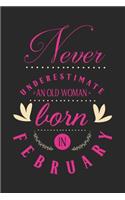 No man is perfect except those born in february: Daily Activity planner book as the gift of February birthday
