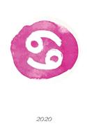 Cancer 2020 diary - A5 diary week to view - Monthly overview - Monthly and weekly top 3 things to do - Week by week planner -150 pages - Star Sign/Horoscope design