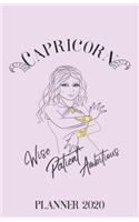 Capricorn Horoscope Dated Weekly Planner/Weekly Diary for 2020