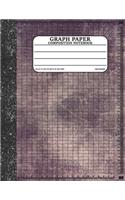 Graph Paper Composition Notebook: Math and Science Lover Graph Paper Cover Grunge(Quad Ruled 4 squares per inch, 100 pages) Birthday Gifts For Math Lover Teacher, Student Notebook