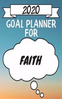 2020 Goal Planner For Faith