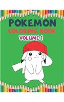 Pokemon Coloring Book Volume 1