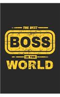 The Best Boss In The World Lined Journal, Lined Journal Gift For Your Boss, 120 Pages Lined Journal
