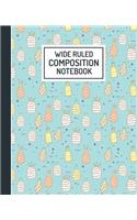 Wide Ruled Composition Notebook