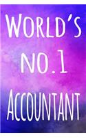 World's No.1 Accountant: The perfect gift for the accountant in your life - 119 page lined journal!