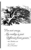Alice in Wonderland Cheshire Cat Notebook