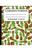 Wide Ruled Composition Notebook