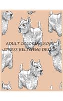 Adult coloring book stress relivieng design: An adult coloring book with lion, elefhant, horse, bear, got, cow, bird and many more. Animal coloring book for adult meditation, reluxation & happi