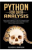 Python for Data Analysis