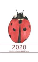 2020 Monthly & Weekly FOCUS Planner: Large. Monthly overview and Weekly layout with focus, tasks, to-dos and notes sections. Accomplish your goals. Monday start week. 8.5"x 11.0" (Lette