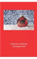 christmas notebook 120 pages lined: christmas notebook lined christmas diary christmas booklet christmas recipe book merry notebook ruled christmas journal 120 pages 6x9 inches ca. DIN