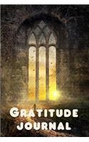 Gratitude Journal: 100 pages - 6 x9 - Notebook - Journal - Church Window