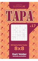 Sudoku Tapa - 200 Hard to Master Puzzles 8x8 (Volume 17)