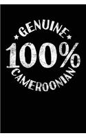 Genuine 100% Cameroonian: Lined Travel Journal Notebook Diary