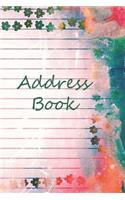 Address Book: : Watercolorl, The perfect book in which to record addresses and noteworthy details! Address, Home Number, Mobile Number, Work/Fax, Birthday, Email,(11 Address Book:)