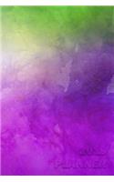 2019 Planner: Daily Weekly & Monthly Planning Pretty Purple Cover