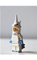 Lego Unicorn Notebook Journal Composition Book