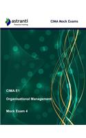 Cima E1 Organisational Management